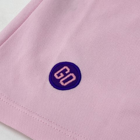 【1円】LE COQ GOLF ルコックゴルフ ハーフジップ 半袖Tシャツ ピンク系 L [240101089343] レディースの画像4