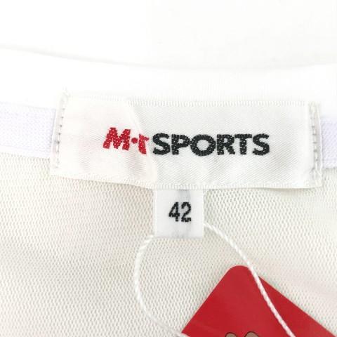 【新品】M.U SPORTS エムユースポーツ ノースリーブメッシュワンピース ホワイト系 42 [240001791390] ゴルフウェア レディース_画像4