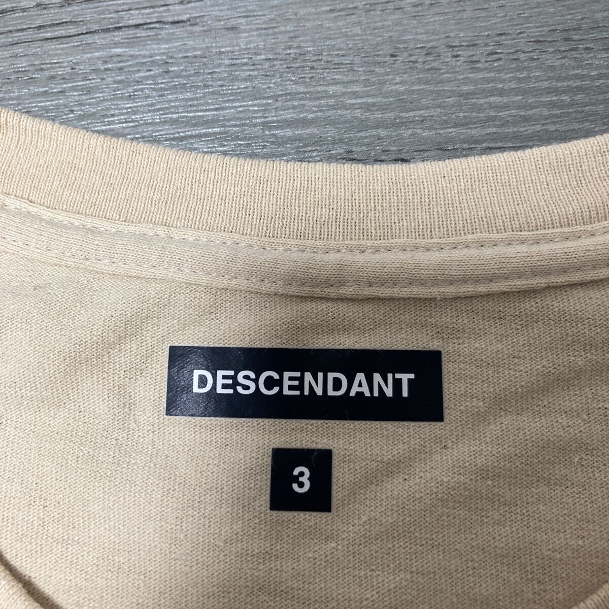 DESCENDANT バックロゴ Tシャツ 3 ディセンダント_画像4