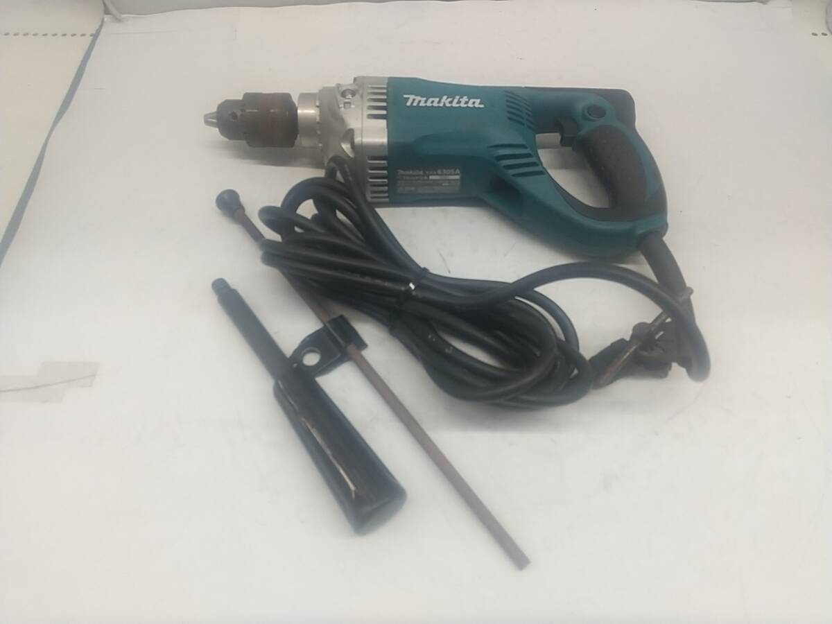 【中古品】★makita(マキタ) 13㎜電気ドリル ブレーキ付(鉄工13㎜ 木工30㎜) 6305A　ITPW0SAF0GRS_画像1