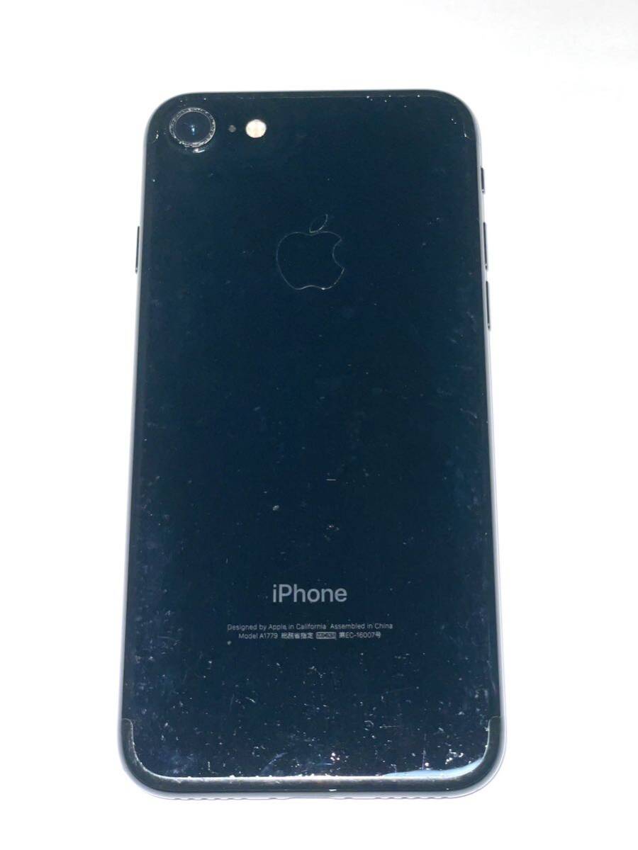 iPhone7 128GB Black A1779 NNCP2J/A ジェットブラック SIMフリーの画像3