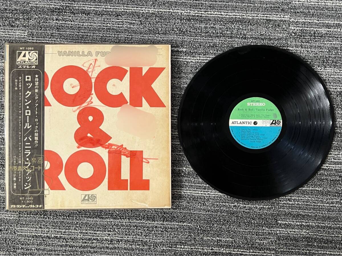0016-0311 1円出品 レコード LP アトランティック ATLANTIC バニラ ファッジ VANILLA Fudge ロックンロール Rock & Roll FUDGE MT1092 帯付の画像1