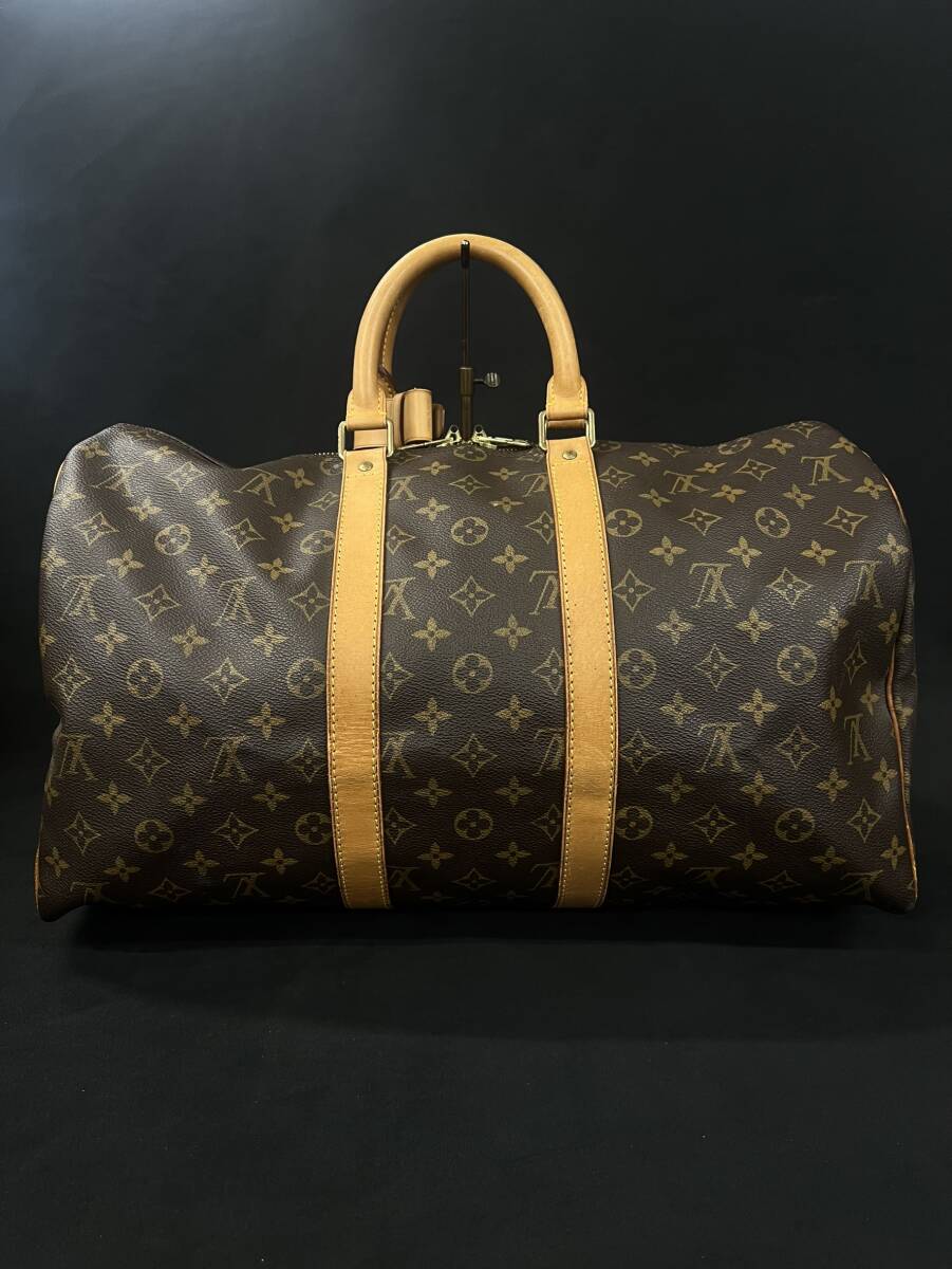 0001-0371 1円出品 Louis Vuitton ルイヴィトン LV バッグ ボストン ハンド キーポル 45 M41428/SP0977の画像2