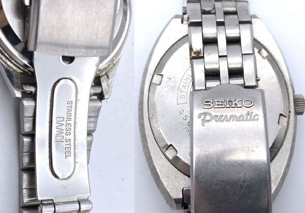 lc1k44W014 SEIKO 腕時計 2点セット Presmatic HI-BEAT 30石 5146-5021 + セイコー QUARTZ TYPE2 デイデイト 4336-8000 稼働/電池切れの画像5