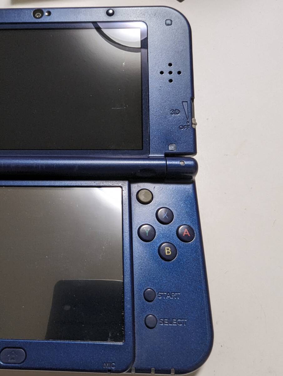 動作品　Nintendo　任天堂　ニンテンドー　NEW 3DSLL　本体　ブルー　RED-001　-N15-_画像6