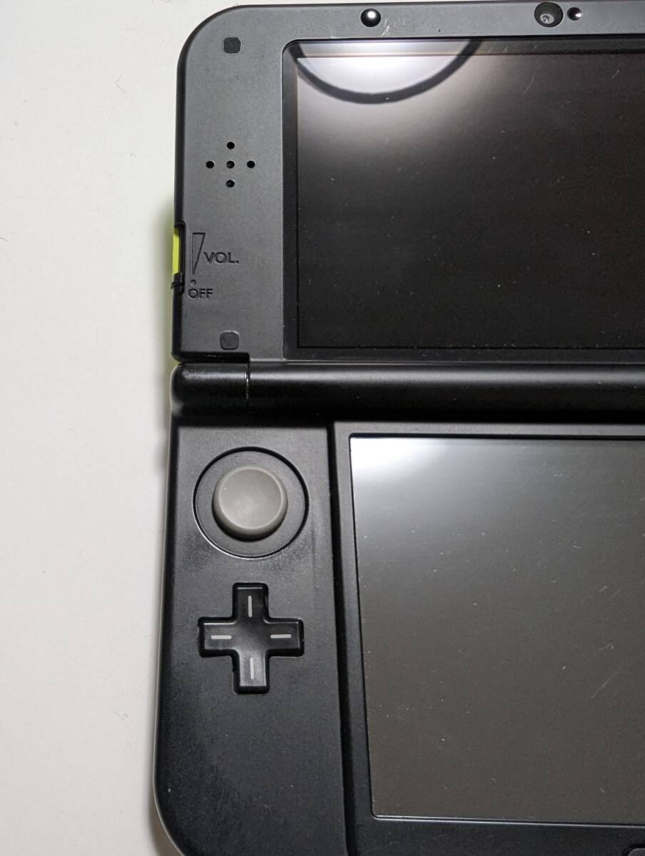 動作品 Nintendo 任天堂 ニンテンドー NEW 3DSLL 本体 ライム RED-001 -N18-の画像6