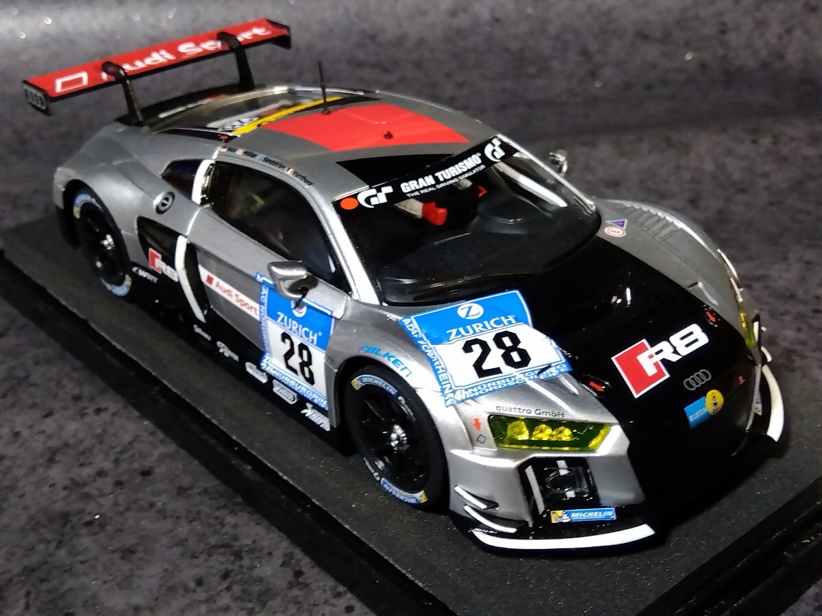 スロットカー 1/32 カレラ アウディ R8 LMS GT3 2015年 ニュルブルクリンク 24時間優勝車仕様 (未走行品)_画像3