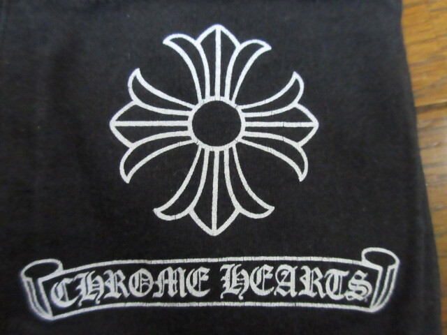 クロムハーツ　CHROME HEARTS バック　アーチ　ロゴ　プリント ロング　 Tシャツ　カットソー　黒　S　国内正規品_画像3