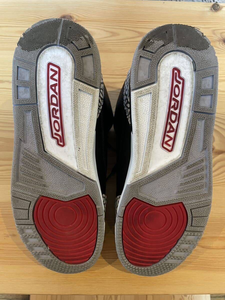 Nike Air Jordan 3 Retro OG Black Cement ナイキ エアージョーダン レトロ ブラックセメント スニーカー 靴 _画像8