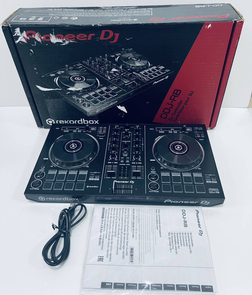 Pioneer DDJ-RB DJコントローラー 2018年製 通電確認済 rekordbox 見た目美品 詳細動作未確認の画像1