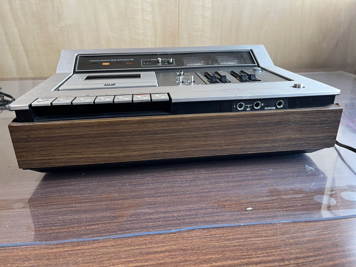 SONY TC-4260SD STEREO CASSETTE-CORDER 通電確認済みの画像6