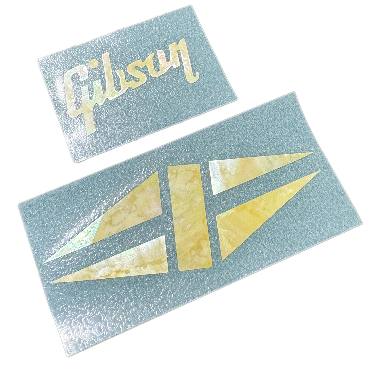 Gibson ゴールド・ロゴ & ダイヤモンド・インレイ　ステッカーセット_画像1