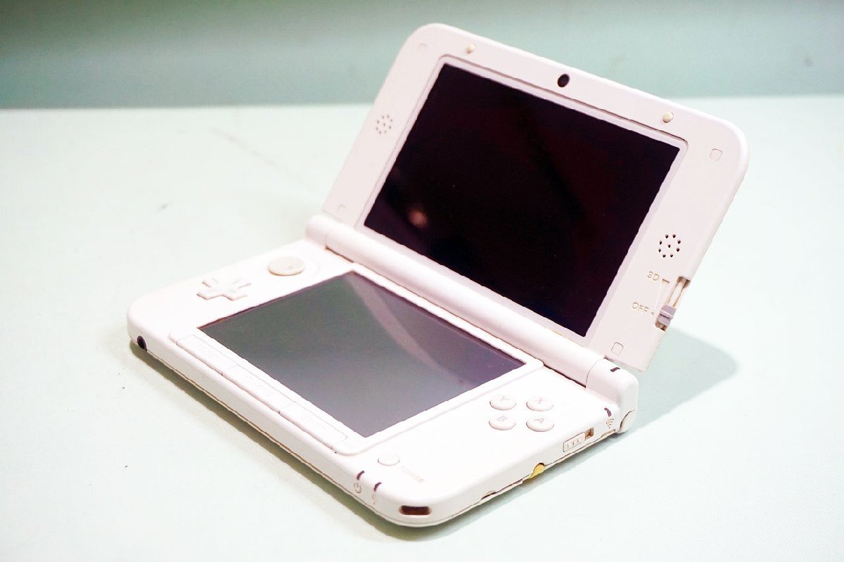 【質Banana】ジャンク!!! Nintendo/任天堂 3DSLL ポータブルゲーム機 ホワイト 部品取りに♪.。.:*・゜_画像1