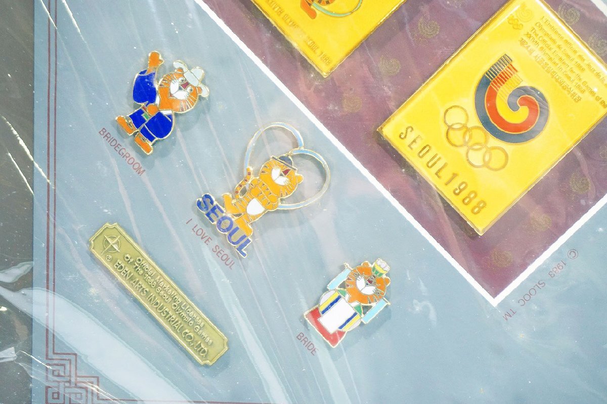 【質Banana】中古!レア物!1988年 ソウルオリンピック ピンバッチ 製品第2号 HODORI/ホドリ 現品限り♪.。.:*・゜の画像3