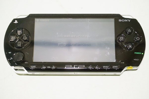 【質Banana】ジャンク扱い!!! SONY/ソニー ポータブルゲーム機 PSP1000 ブラック 2GBメモリーカード付 ♪.。.:*・゜①の画像1