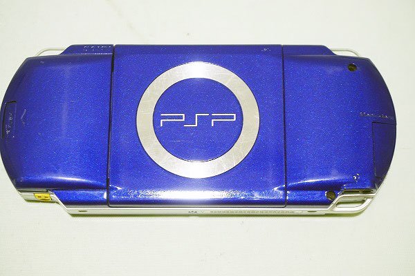 【質Banana】ジャンク扱い!!! SONY/ソニー ポータブルゲーム機 PSP1000 ブルー 2GBメモリーカード付 ♪.。.:*・゜②の画像4