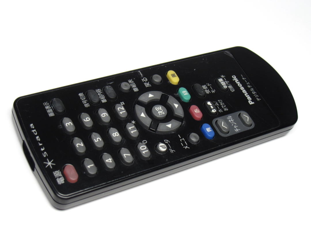 ★中古 パナソニック N2QAYC000020 カードリモコン 地デジ TU-DTV30-A/DTV30-2/DTV30-3★の画像1