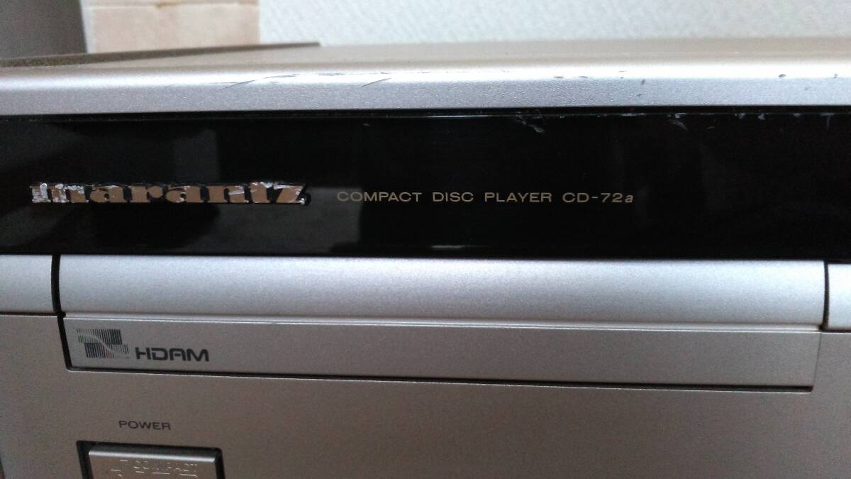 MARANTZ マランツ CDプレーヤー CD72a