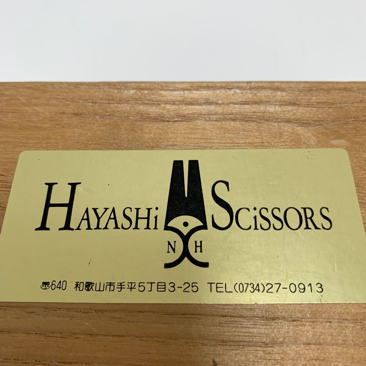 2) 美容師シザー HAYASHI SCISSORS ハヤシシザー はさみ 鋏 ※小さな刃こぼれありの画像10