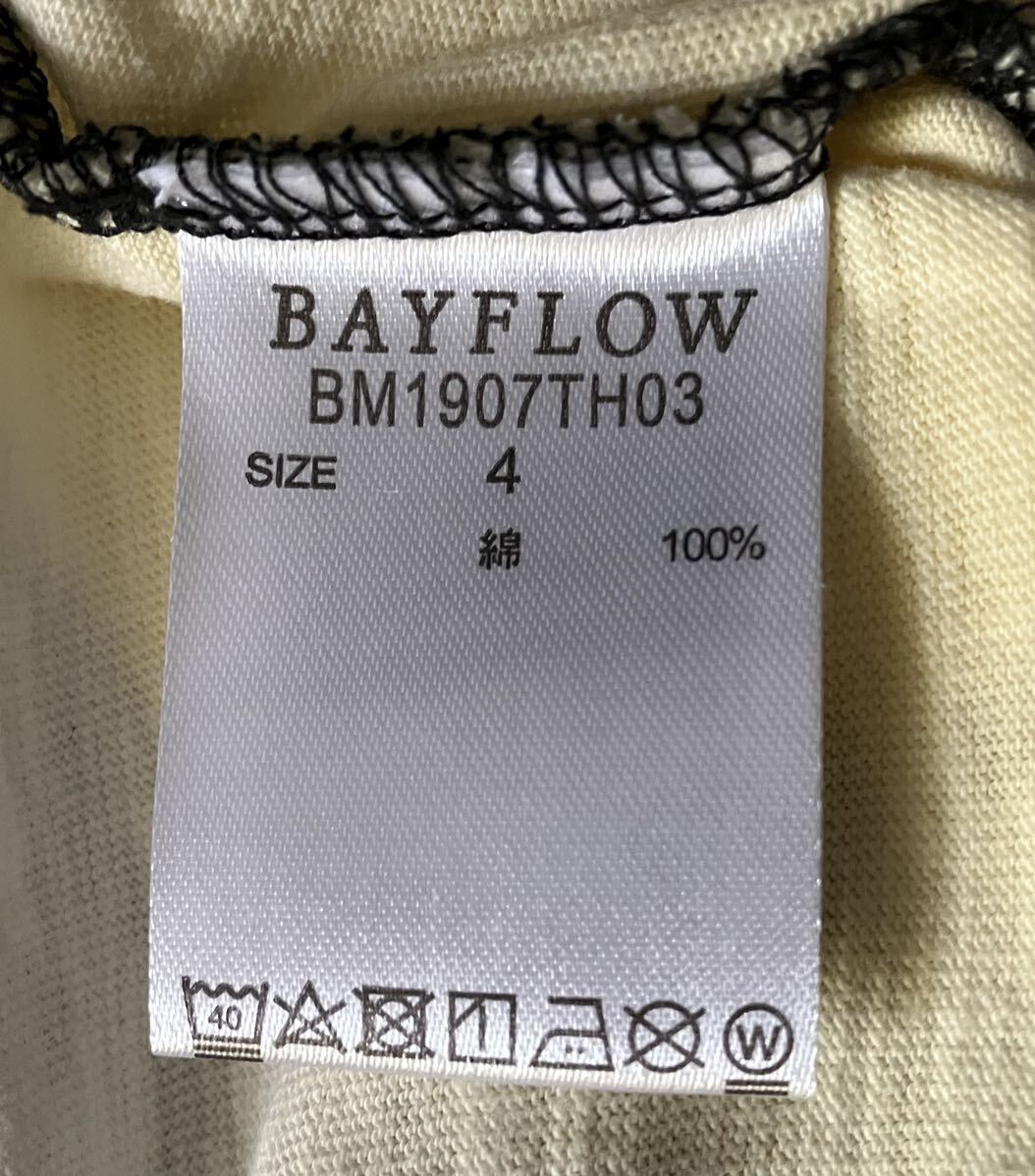 ★送料無料！新品BAYFLOW ベイフロー 段染め加工 半袖Tシャツ ★L _画像5