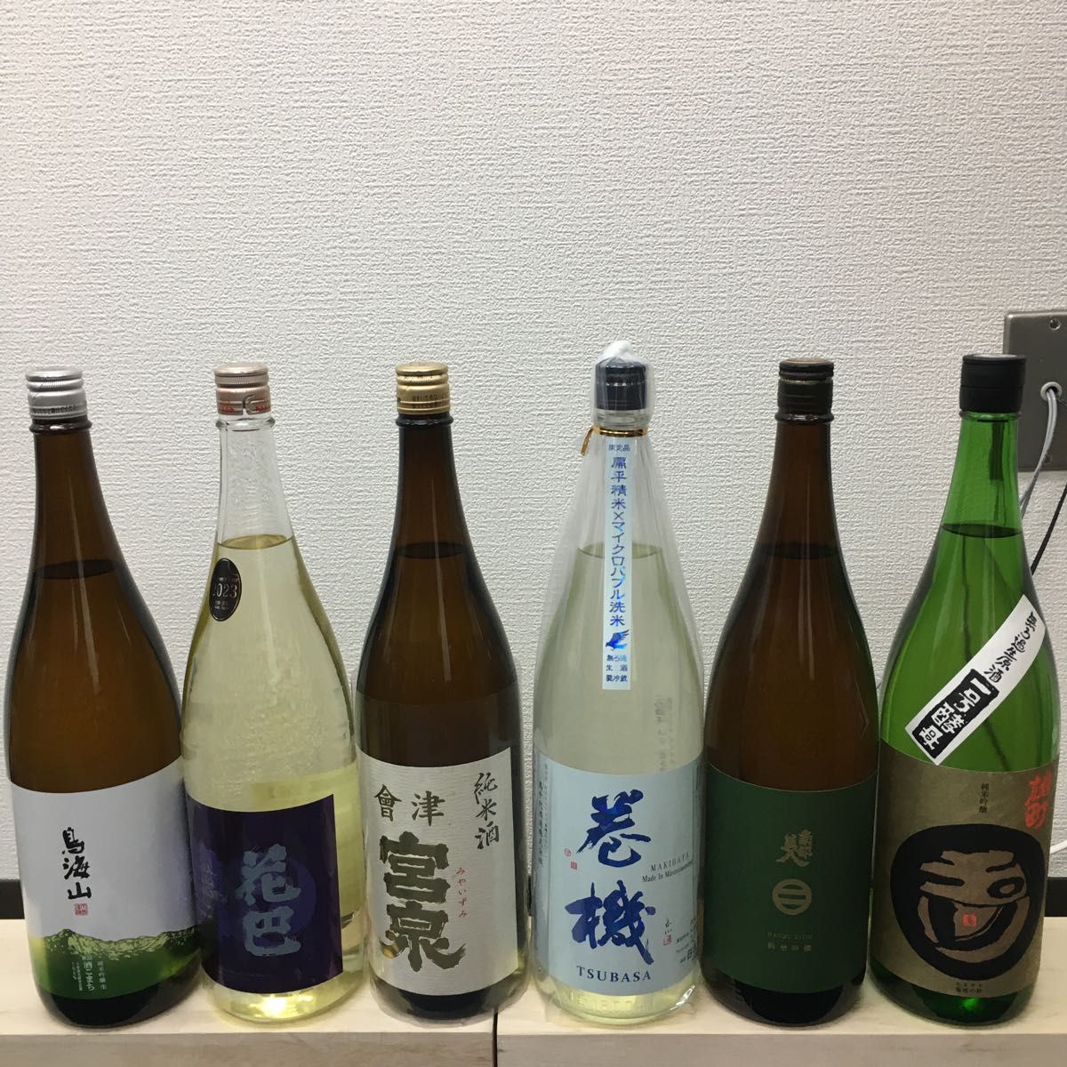 H6  　一升瓶6本　各蔵の最新詰め又は飲み頃のお酒　