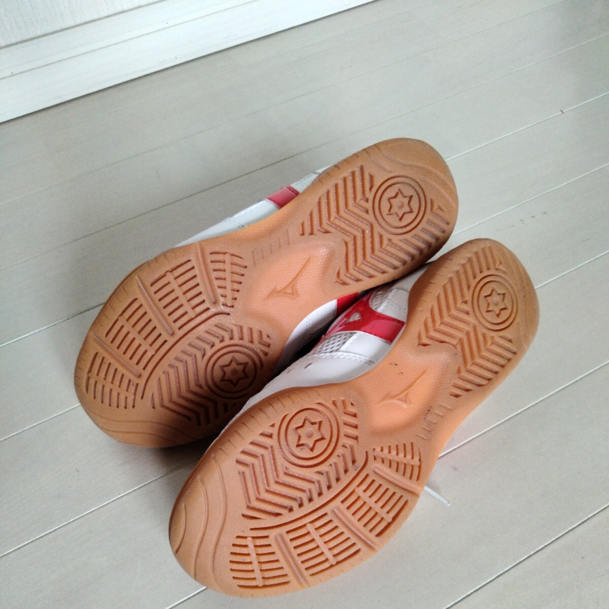 быстрое решение 2980 иен * средняя школа указание * женщина . физическая подготовка павильон обувь 24 см Mizuno MIZUNO б/у сменная обувь школьные туфли сверху обувь спортивные туфли купон использование .
