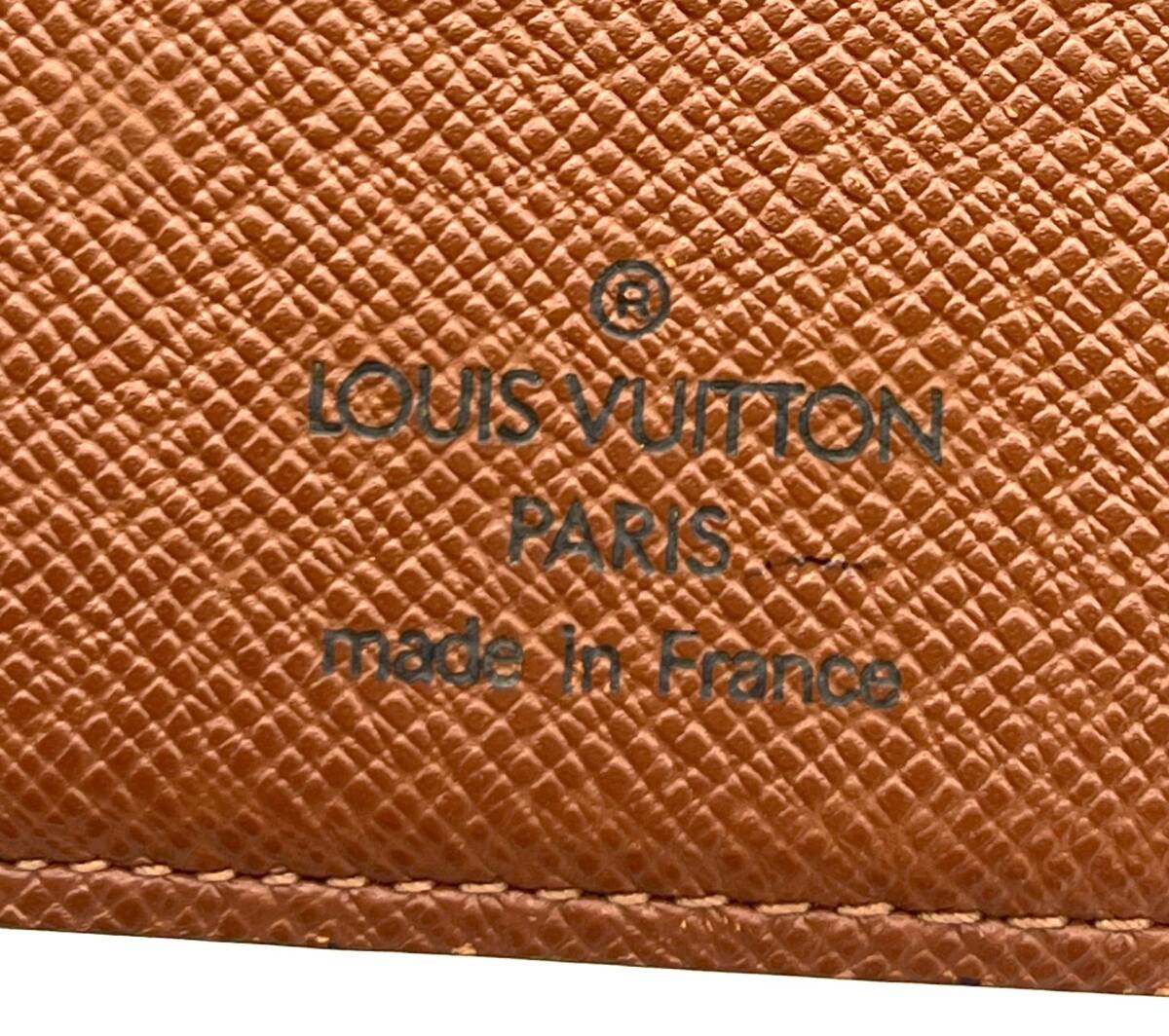 LOUIS VUITTON ルイヴィトン M60181 モノグラム クーヴェルテュールパスポール パスポートケース ブラウン系の画像10
