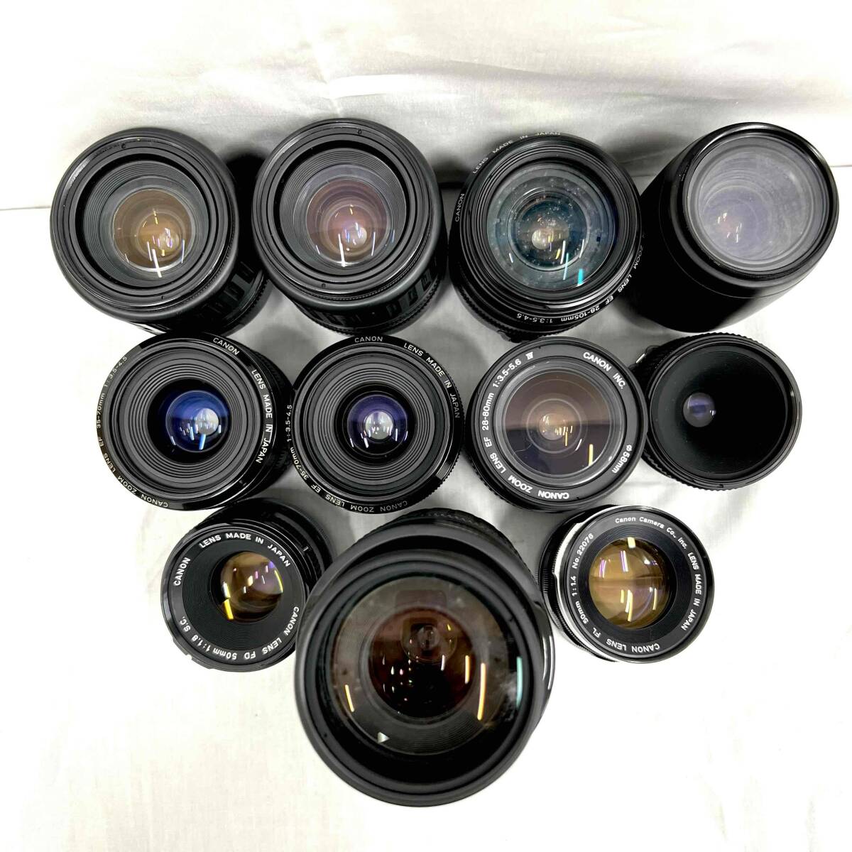 キャノン Canon カメラレンズ まとめ売り 計11点 / ZOOM LENS / MACRO LENS / 単焦点レンズ / 動作未確認 ジャンク 現状品の画像2