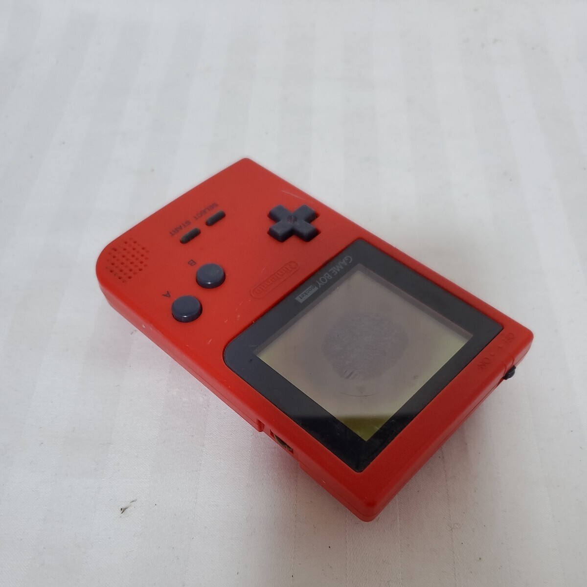 任天堂 ゲームボーイ レッド　ポケット　ジャンク品_画像4