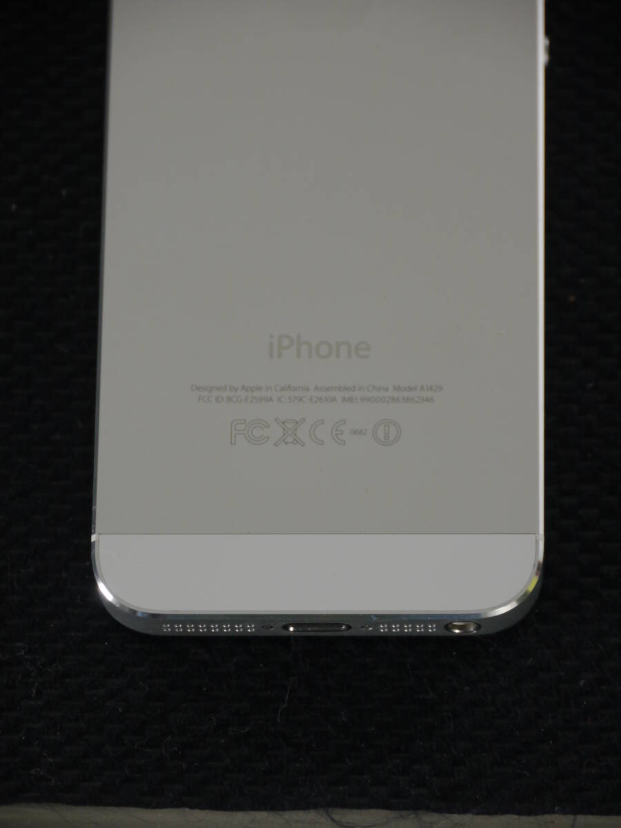 au by KDDI Apple iPhone 5 16GB White ホワイト ND105J/A(MD105J/A) スマートフォン 動作確認済の画像6