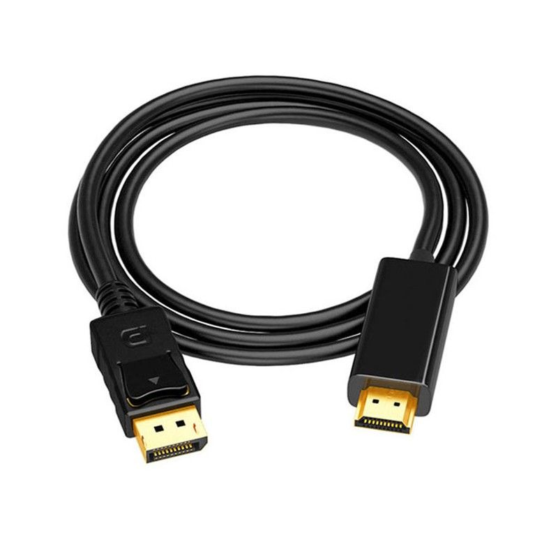 Displayport to HDMI 変換 ケーブル 1.8m dp hdmi 4K アダプタ オス DP HDMI ケーブルデ