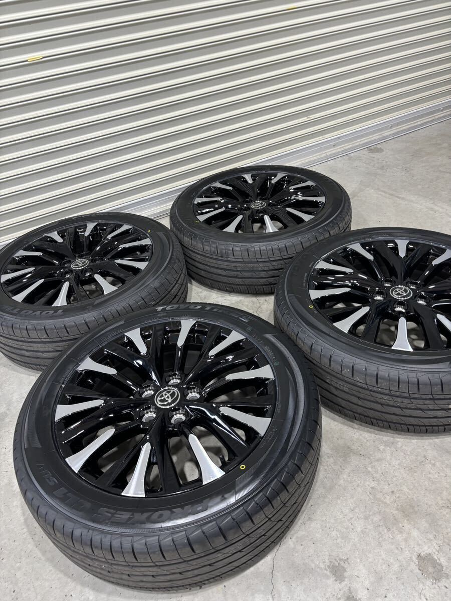 新品タイヤ組込済！ 40系 アルファード ヴェルファイア エグゼクティブ 純正ホイール 225/55r19_画像7