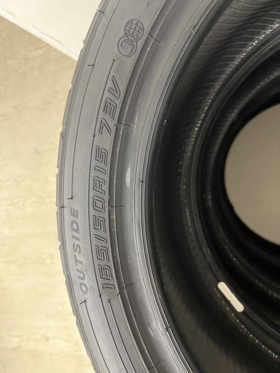 ほぼ新品(走行100km弱)ダンロップ ルマンV＋ 165/50R15 コペン L880K 4本セット 引取限定の画像4