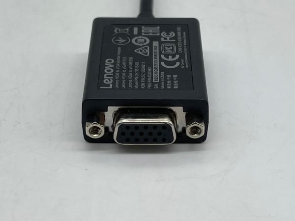 【ジャンク】☆Lenovo HDMI to VGA Monitor Adapter☆CH7101B-02/変換アダプター/通電動作未確認/中古/ジャンク#Z3273_画像4