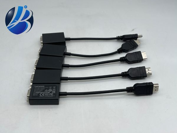 [ Junk ]*Lenovo HDMI to VGA Monitor Adapter*CH7101B-02/ conversion adaptor / electrification operation not yet verification / used / Junk #Z3284