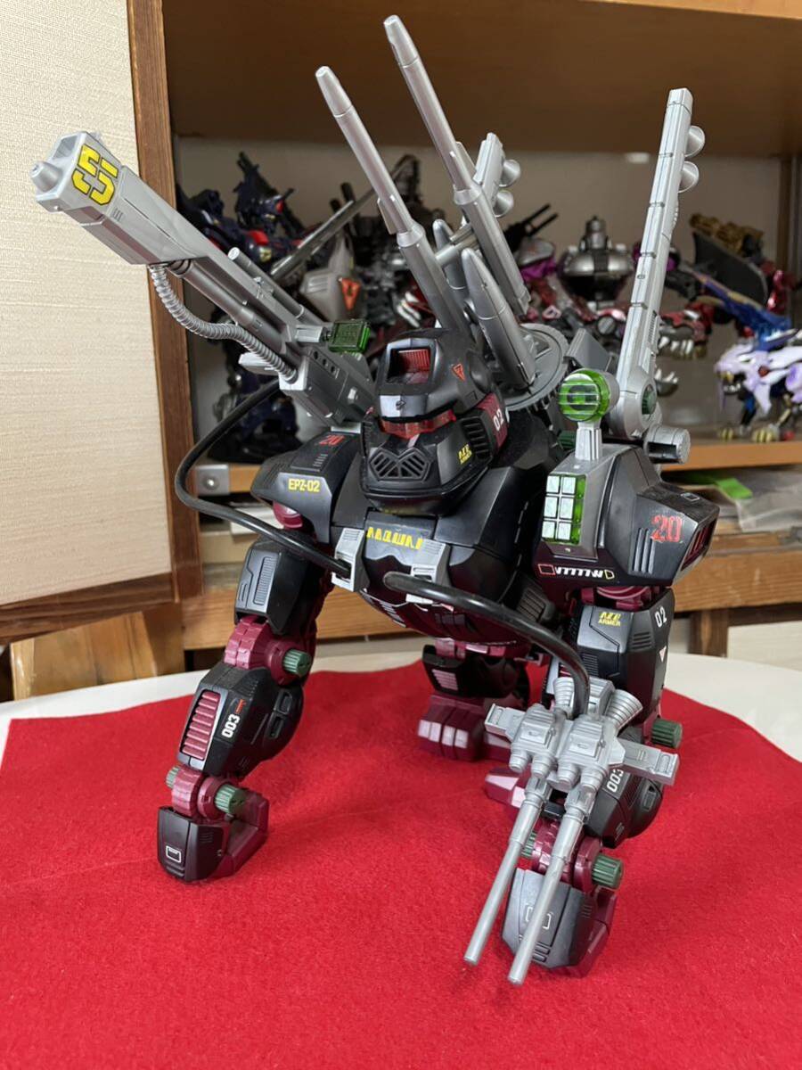 TOMYメカ生体 ZOIDS （旧）アイアンコング 改造強化パーツ仕様（組立現状品）電動可動鳴動／点灯点滅確認済の画像1