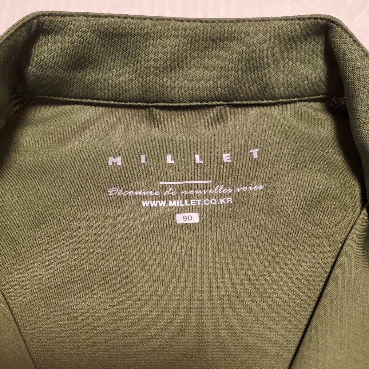 【新品未使用】★MILLET ミレー 登山ウェア ハーフジップ 長袖 シャツ インナー トップス レディース M