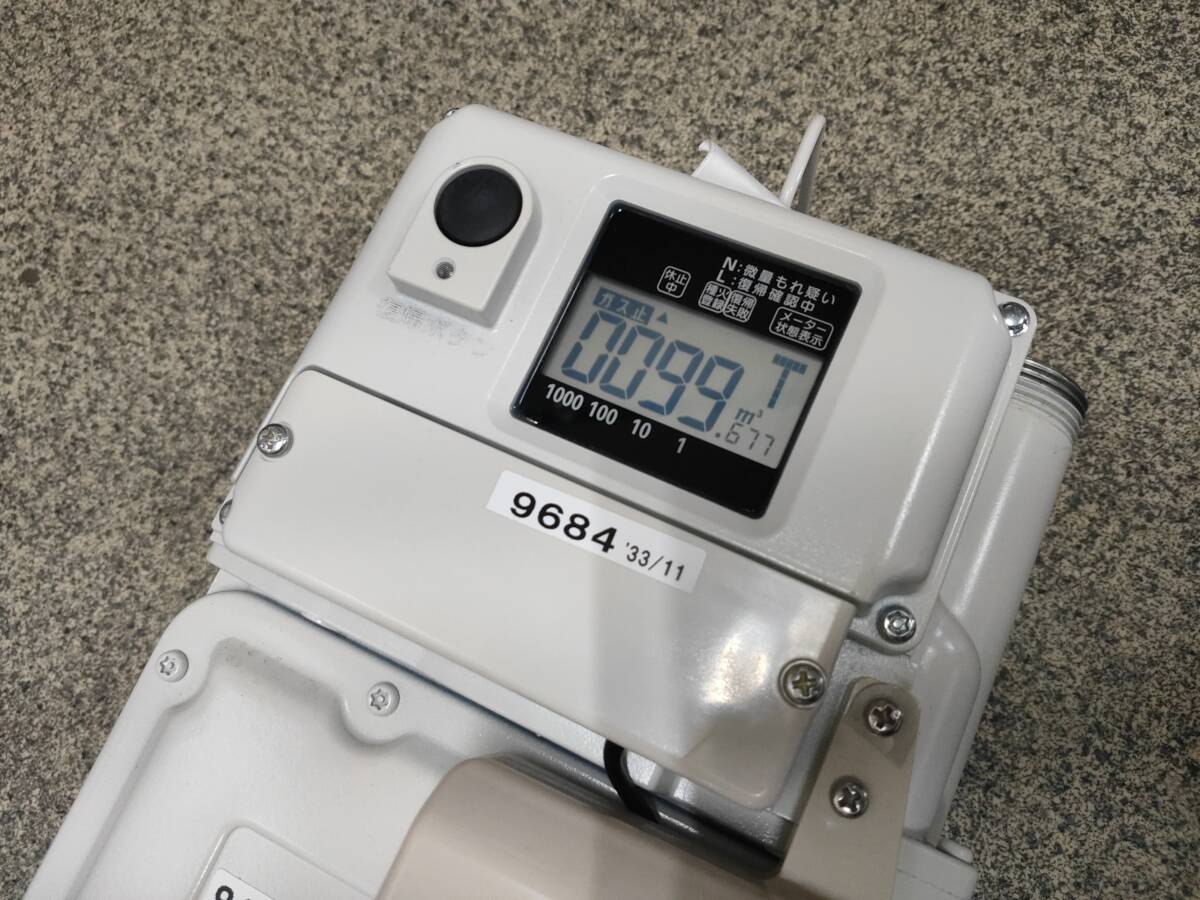 PQK1473601 美品(富士電機㈱)マイコンメーター☆ガスメーター2023/10月製造の画像8