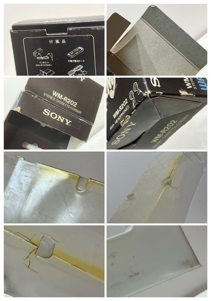 ジャンク動作未確認 ソニー SONY RECORDING WALKMAN ウォークマン WM-R202 ステレオカセットコーダー シルバー系色 [TK24-0411-2]_汚れ　傷　剥がれ　割れ　破れ　変色