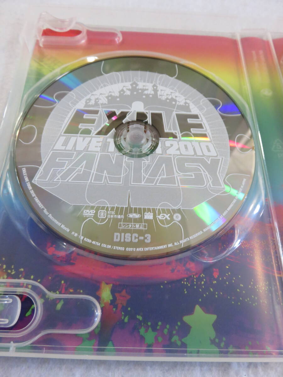 ジャパニーズ・ポップスDVD『EXILE　LIVE TOUR 2010　FANTASY　 3枚組DVD』セル版。即決。_画像4