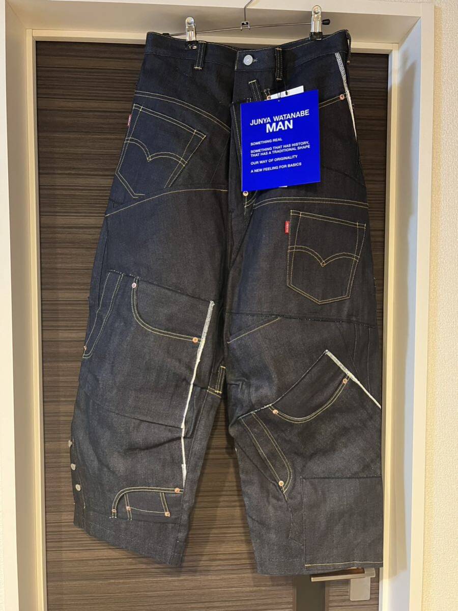 新品未使用 JUNYA WATANABE MANジュンヤワタナベ マン デニム 24SS Levi's ジーンズ リーバイス コムデギャルソン パッチワーク カスタム_画像5