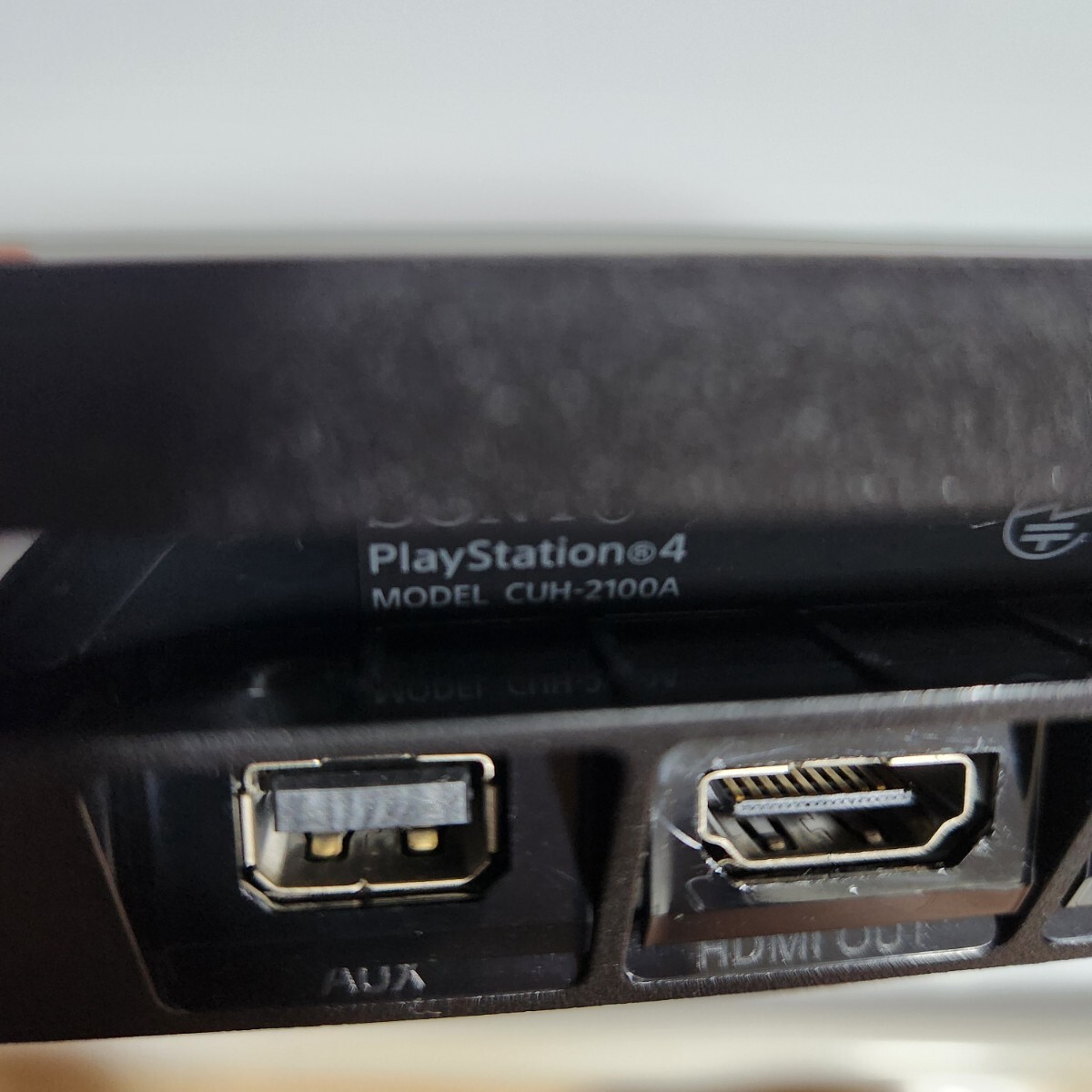 美品 ソニー SONY PS4 本体 CUH-2100A 動作確認済み ジェットブラック PlayStation プレイステーション プレステ コントローラー_画像6
