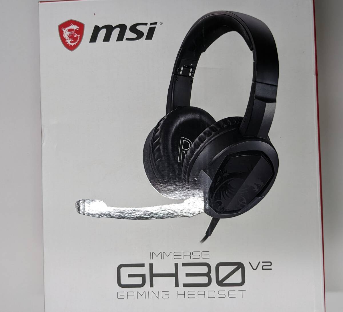 MSI Immerse GH30 V2 GAMING ヘッドセット SP936_画像1