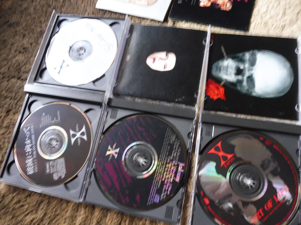 音楽CD 美品多 4CDアルバム X JAPAN エックスジャパン ART OF LIFE アートオブライフ ジェラシー 破滅に向かって HIDE BEST_画像2