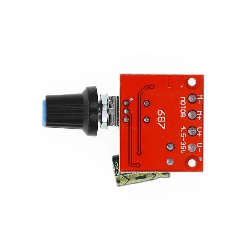 5個セット速度コントローラー 5A ミニモータ スピードコントロール スイッチ 5V-35V LED 調光器_画像3