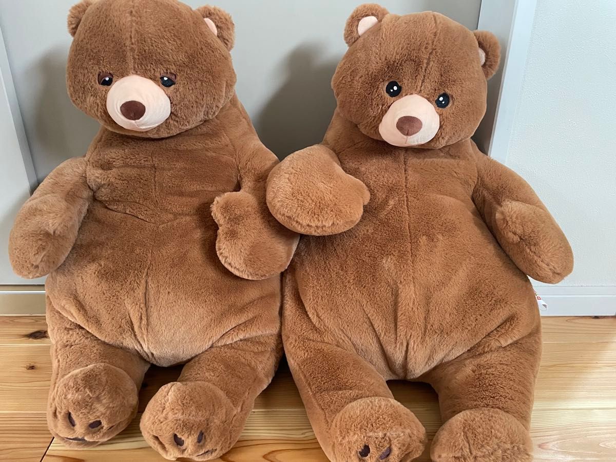 ふわふわ GIGAクマさん BIGぬいぐるみ くまぬいぐるみ 2点セット ふわふわ GIGAクマさん BIGぬいぐるみ くまぬいぐるみ 2点セット