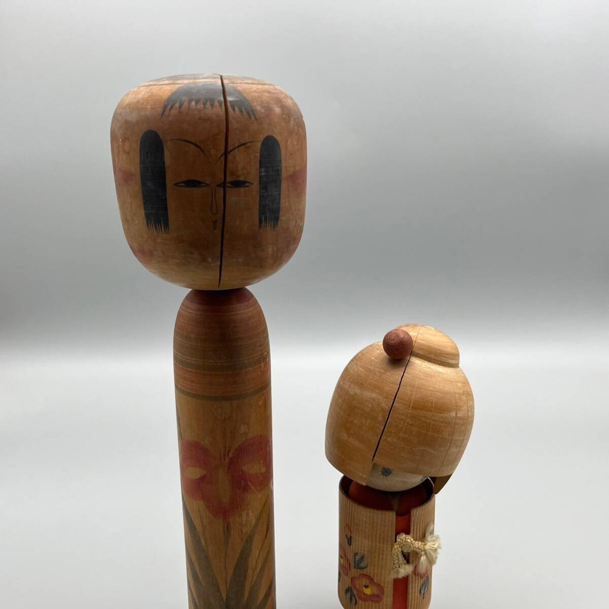 こけし 16体 まとめて 伝統こけし 伝統工芸 郷土玩具 在銘あり 置物 木工 オブジェ インテリア 人形の画像8
