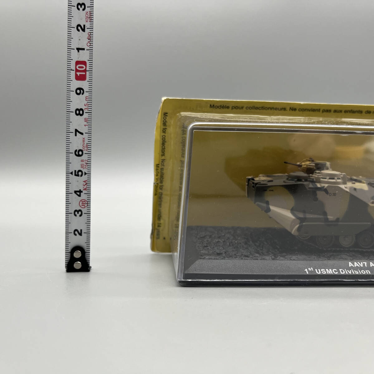 デアゴスティーニ コンバットタンクコレクション 1/72スケール アメリカ AAV7A1 1991 戦車 管:Y-24042402の画像10