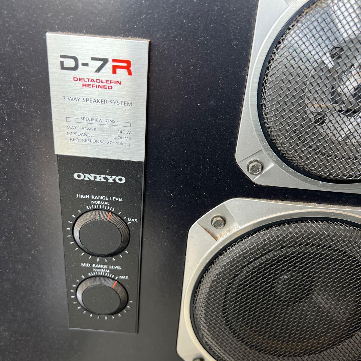■ ONKYO D-7R スピーカー ペア 音響機器 の画像2