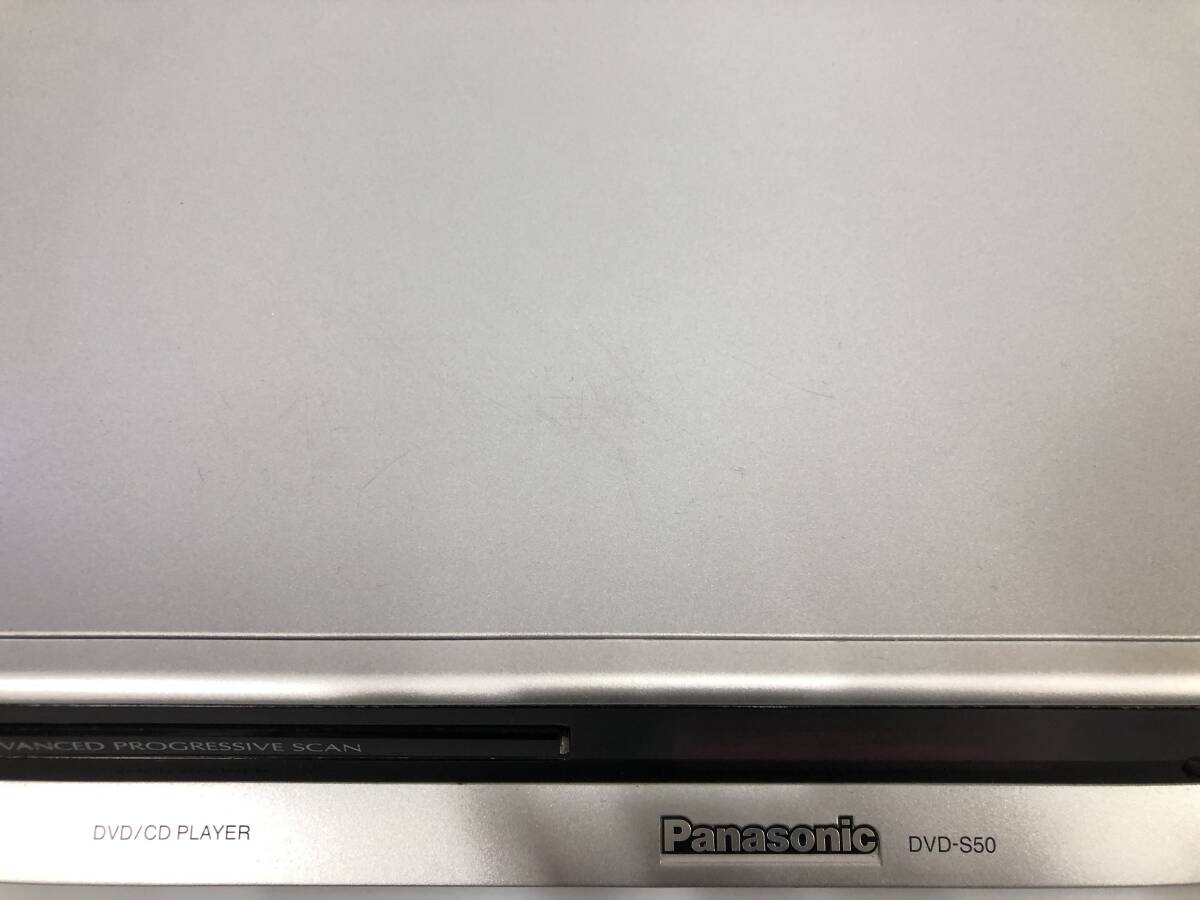 Panasonic DVD-S50 DVDプレイヤー ＊基本動作確認済み 代替リモコン付き 送料無料の画像9